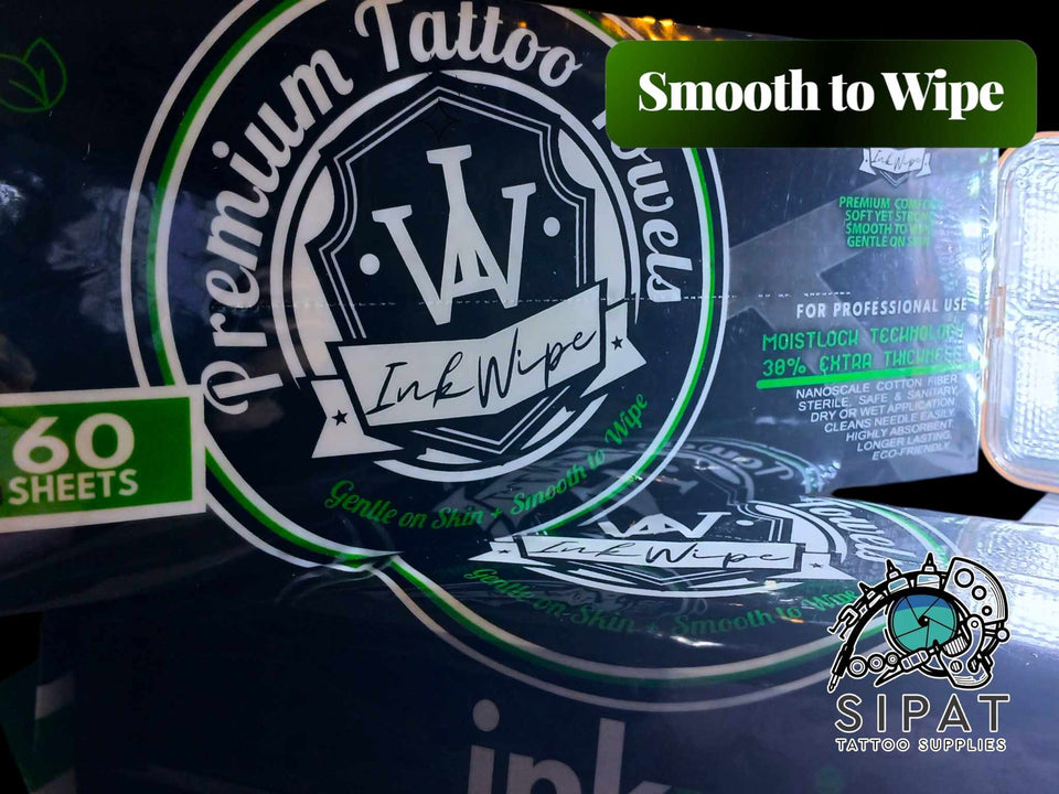 INK WIPE Tattoo Ink Wipes Towel Ink Remover