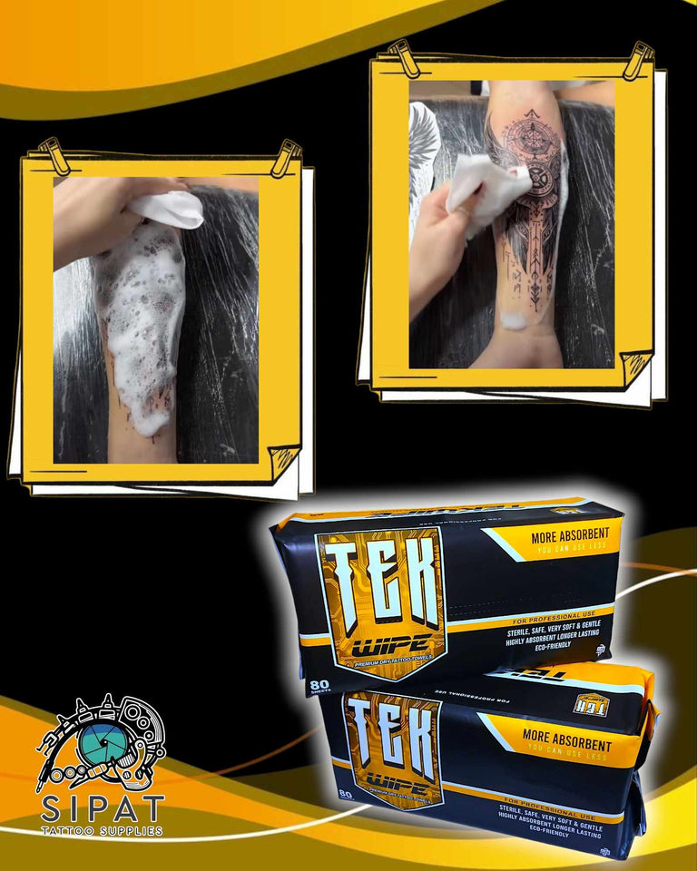 TEK Ink Wipe Tattoo Dry Towel