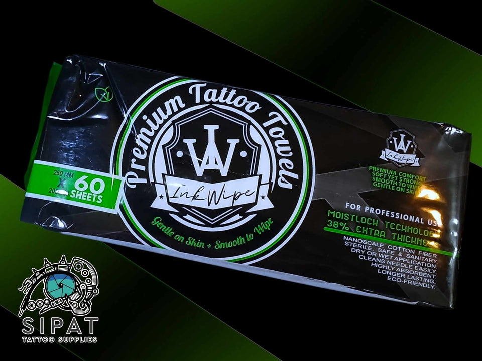 INK WIPE Tattoo Ink Wipes Towel Ink Remover