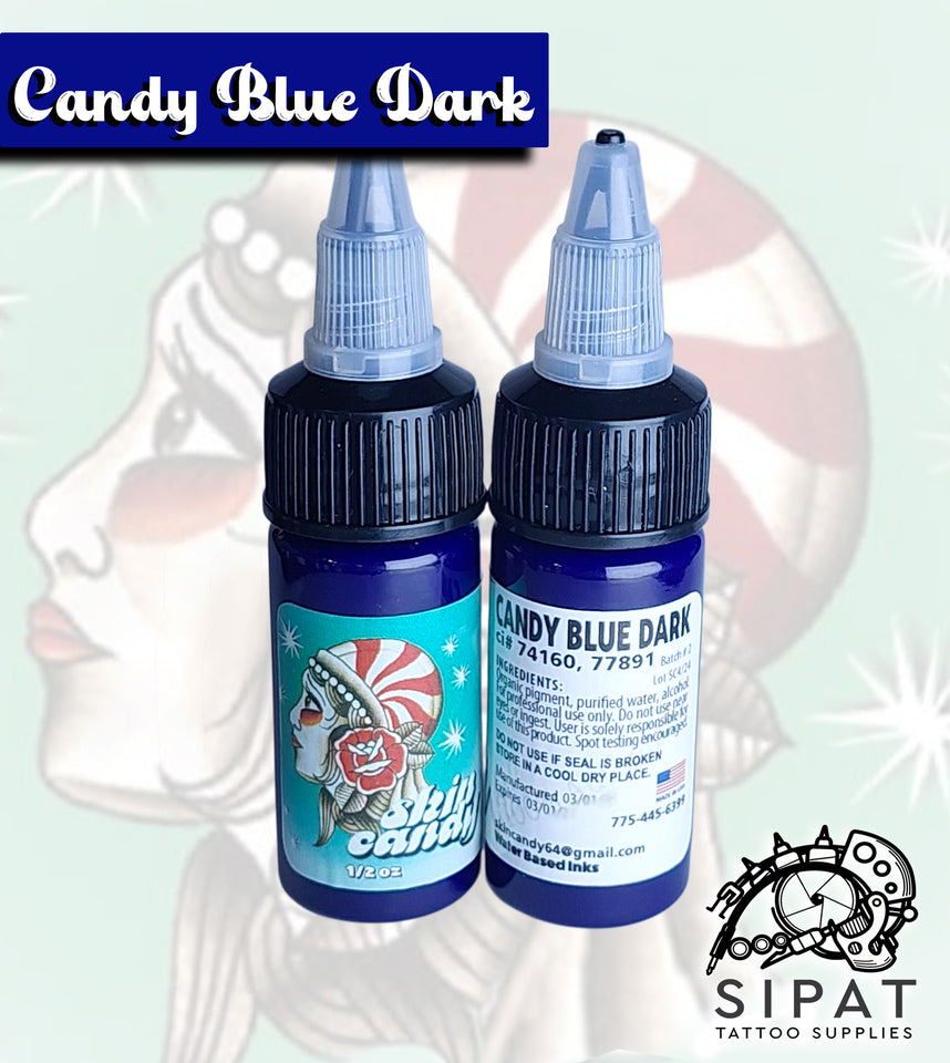 Candy Blue Dark Half oz SKIN CANDY