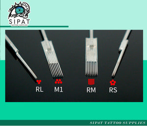 5 PADS (Half Box) Standard Tattoo Needles 12gauge 25 pieces