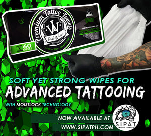 INK WIPE Tattoo Ink Wipes Towel Ink Remover