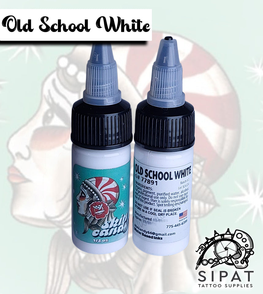 Old School White Half oz SKIN CANDY