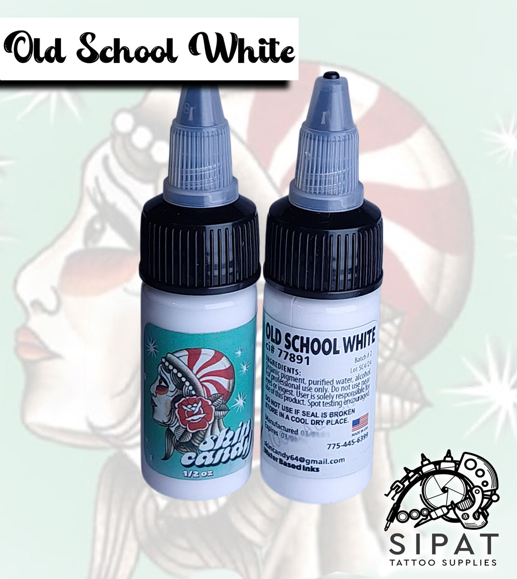 Old School White Half oz SKIN CANDY