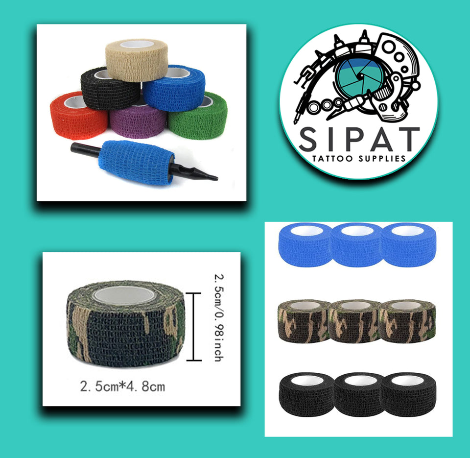 Grip Tape 1PC Elastoplast Self Adhesive Bandage for Tattoo machine