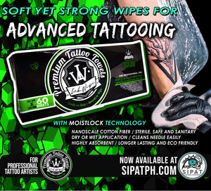 INK WIPE Tattoo Ink Wipes Towel Ink Remover