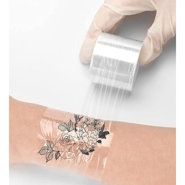 Tattoo Wraps Cover Transparent Cling Wrap Tattoo Film Tape